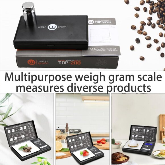 Pocket Digital Scale 200g x 0.01g, Portable Mini Gram Scale - Picture 4 of 9